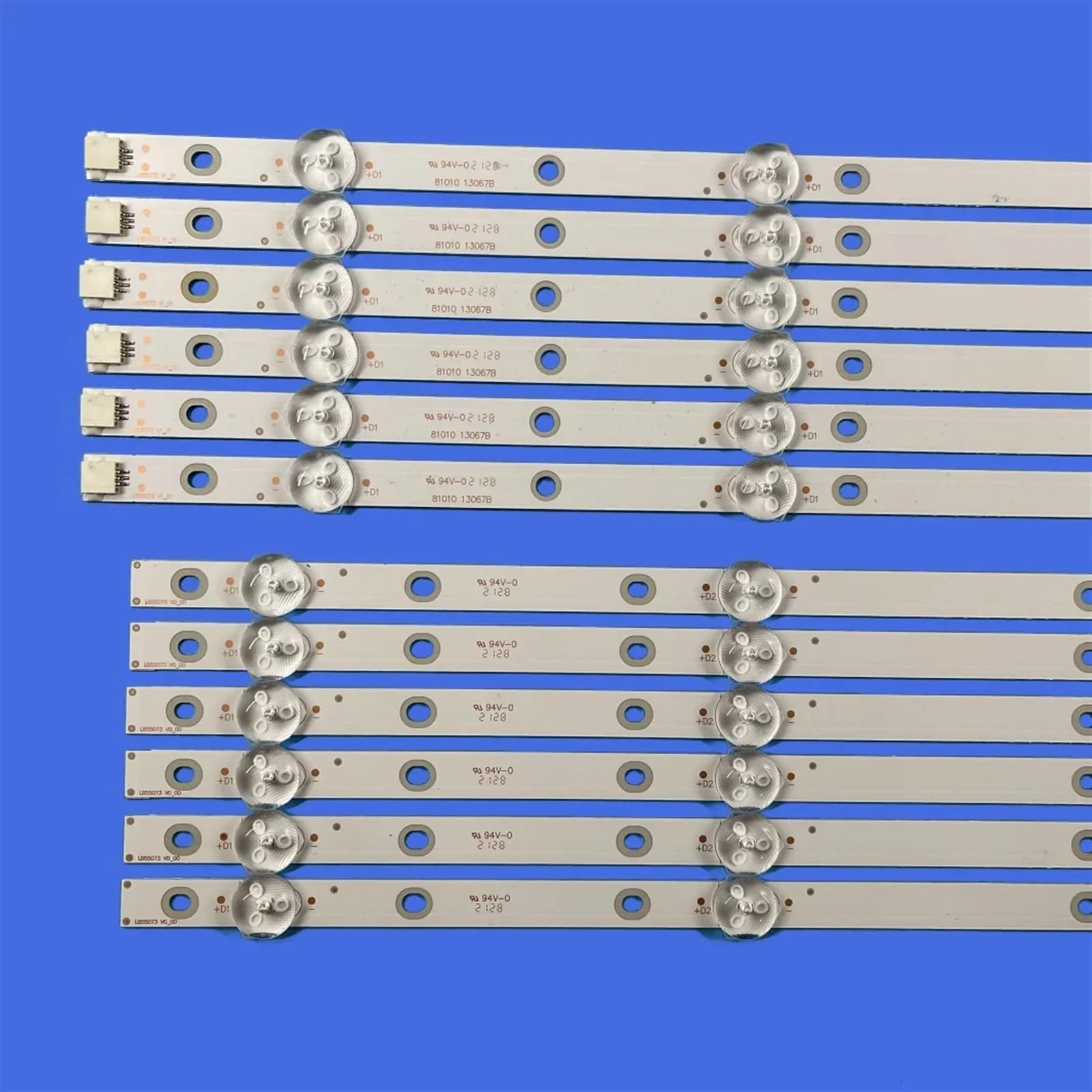 Led-hintergrundbeleuchtung Streifen Fit for Philips 55PUS6503 /12 55PUS6412 55PUS7503 55PUS6162 55PUS6262 55PUS6753 55PUS7303 55PUS6703 TPT550U1