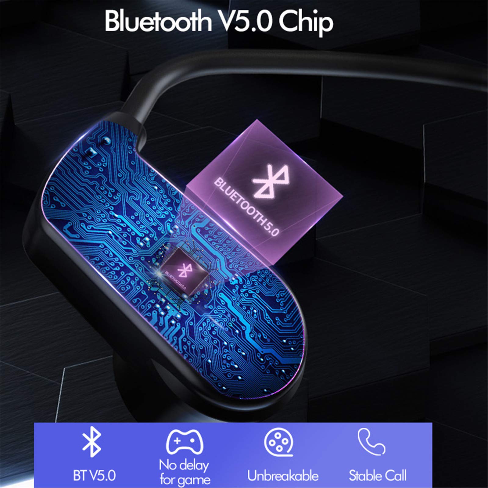 2 w 1 przewodnictwo kości słuchawki Bluetooth 5.0 IP68 wodoodporny odtwarzacz MP3 16 g pamięć zestaw słuchawkowy do pływania na zewnątrz sportowe słuchawki HiFi (czarny)