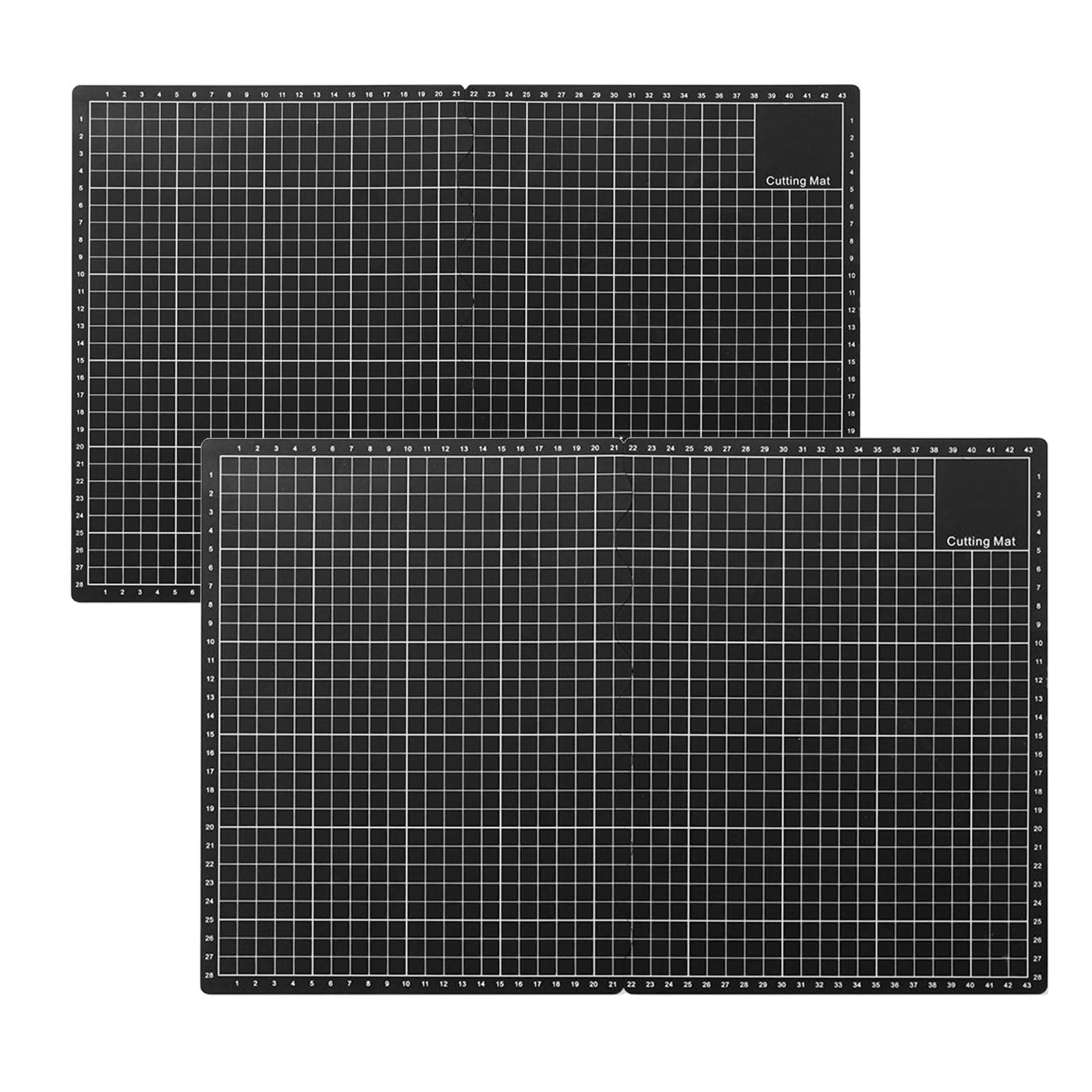 Lot de 2 tapis de découpe pliables et rotatifs pour bijoux, adaptés aux amateurs de bricolage comme cadeau, fabriqués en polypropylène
