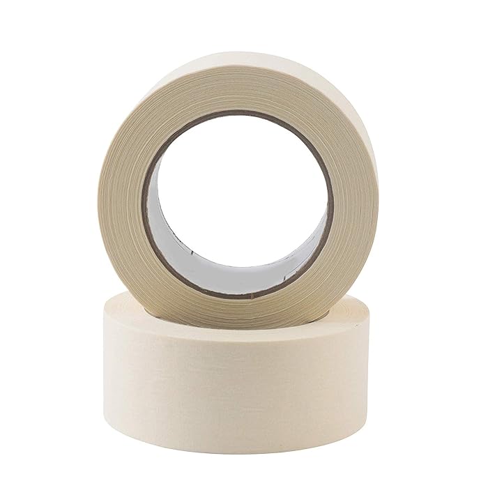 Buy ABC Masking Tape 3" x 60 yds. Smooth Semi Crepe Paper Tape for Labelling, Packing, Painting