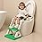 Potty Training Seat - Toddlers Potty Training Toilet with Step Stool Ladder, Toddler Toilet Seat for Kids Boys Girls, Upgrade Training Ladder with Anti-Slip Pads, Comfortable, Safe (Green