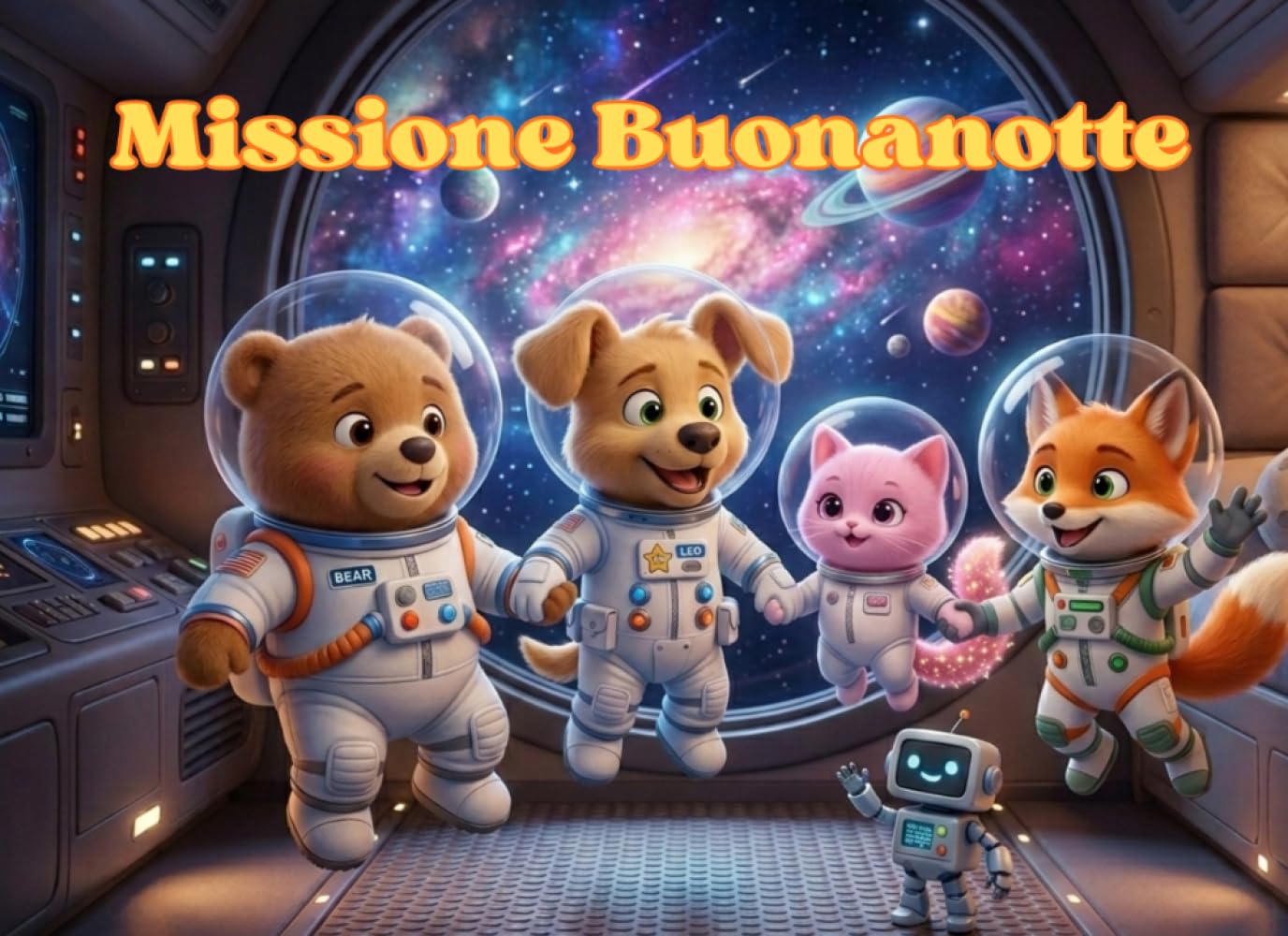 MISSIONE BUONANOTTE - Gli Eroi dello Spazio: Oltre la Paura del Buio - Storie di Piccoli Astronauti e Grandi Sogni (Libri Educativi per Bambini)