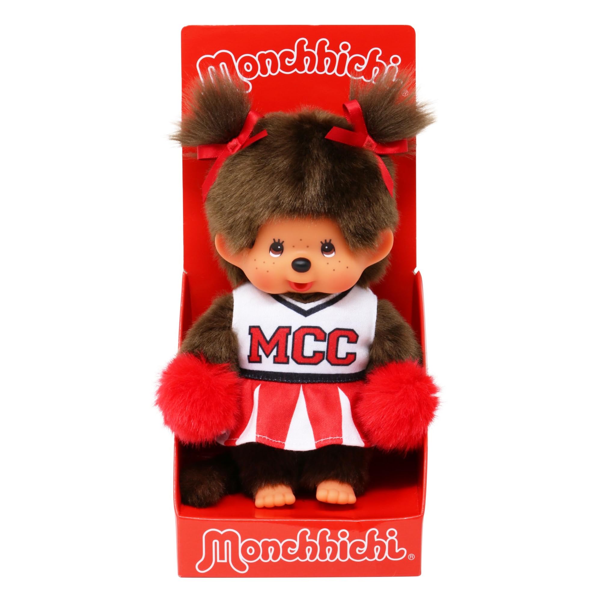 Monchhichi Boy in a Denim Jacket Plush | Stylish Collectible Toy