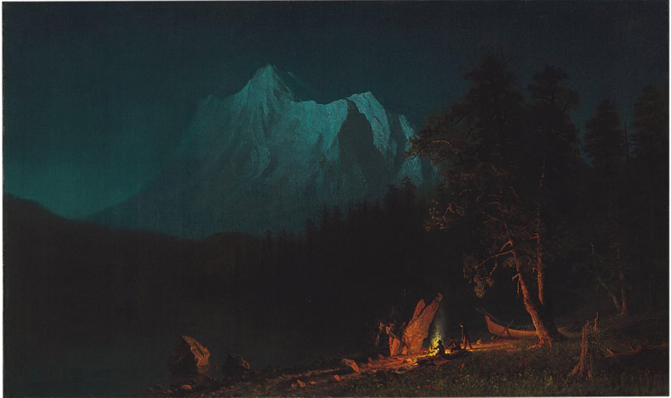 POSTERIIk Famous Animal Posters Vintage Picture Mountainous Landscape by Albert Bierstadt Modern Wall Decor for Home Decor 60x90cm