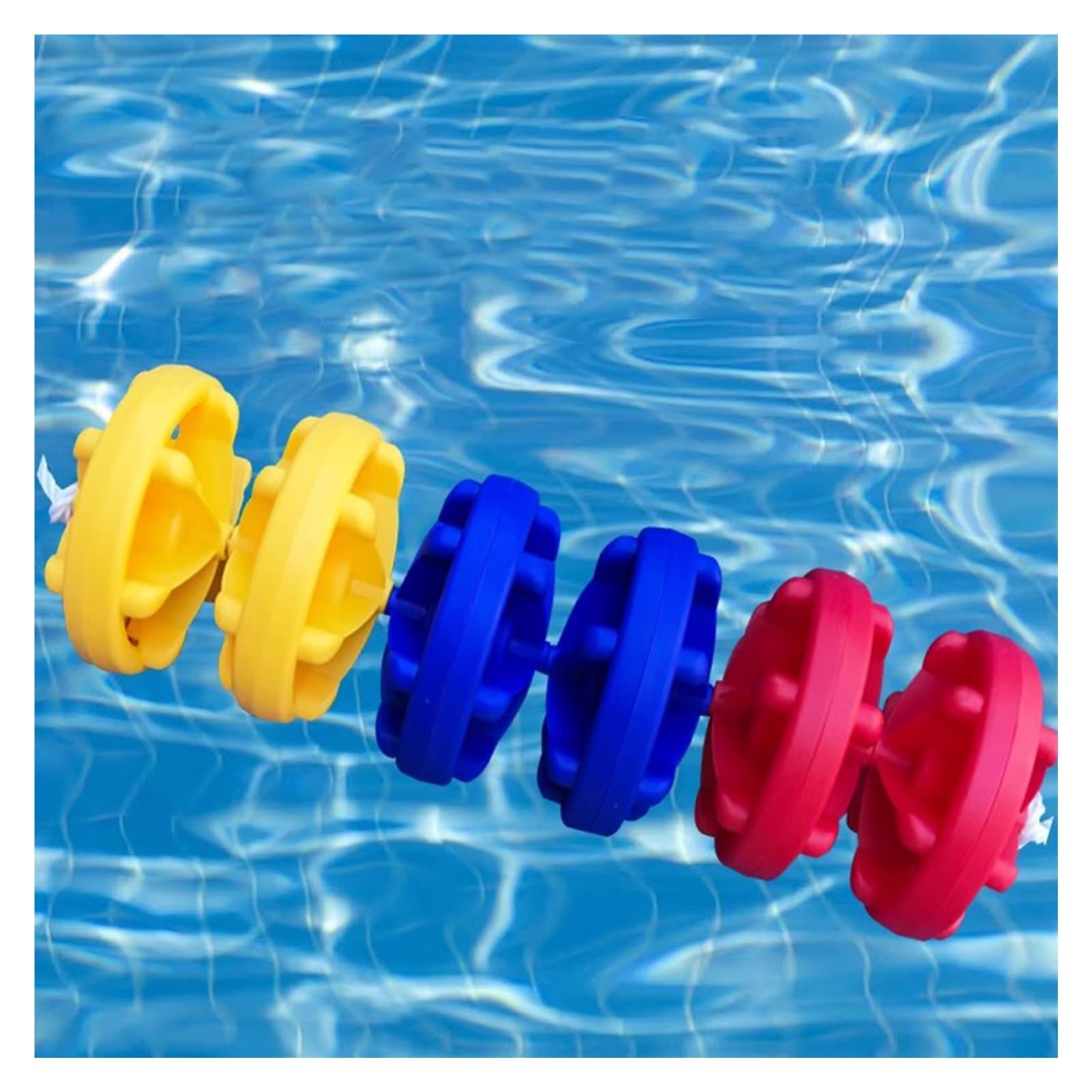 Flotadores de Cuerda, Divisor de Cuerda de Seguridad para Piscinas, Kits de Cuerdas para flotadores en Espiral para Entrenamiento de natación, 8 Boyas/m Valla de Seguridad para bajío