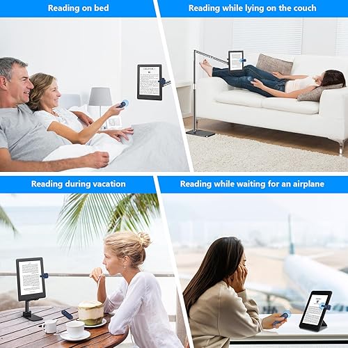 Miniatura 4 de Girador de páginas con control remoto RF para Kindle Paperwhite Oasis Scribe Kobo, accesorios Kindle para lectores electrónicos, obturador de cámara