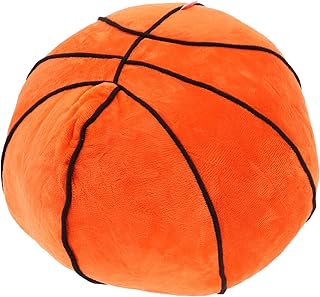 Holibanna Brinquedo De Basquete De Pelúcia Travesseiros Decorativos De Basquete Infantil Almofada De Beisebol Almofada De Basquete De Pelúcia De Algodão Para Bebê Basquete De Pelúcia Fofo