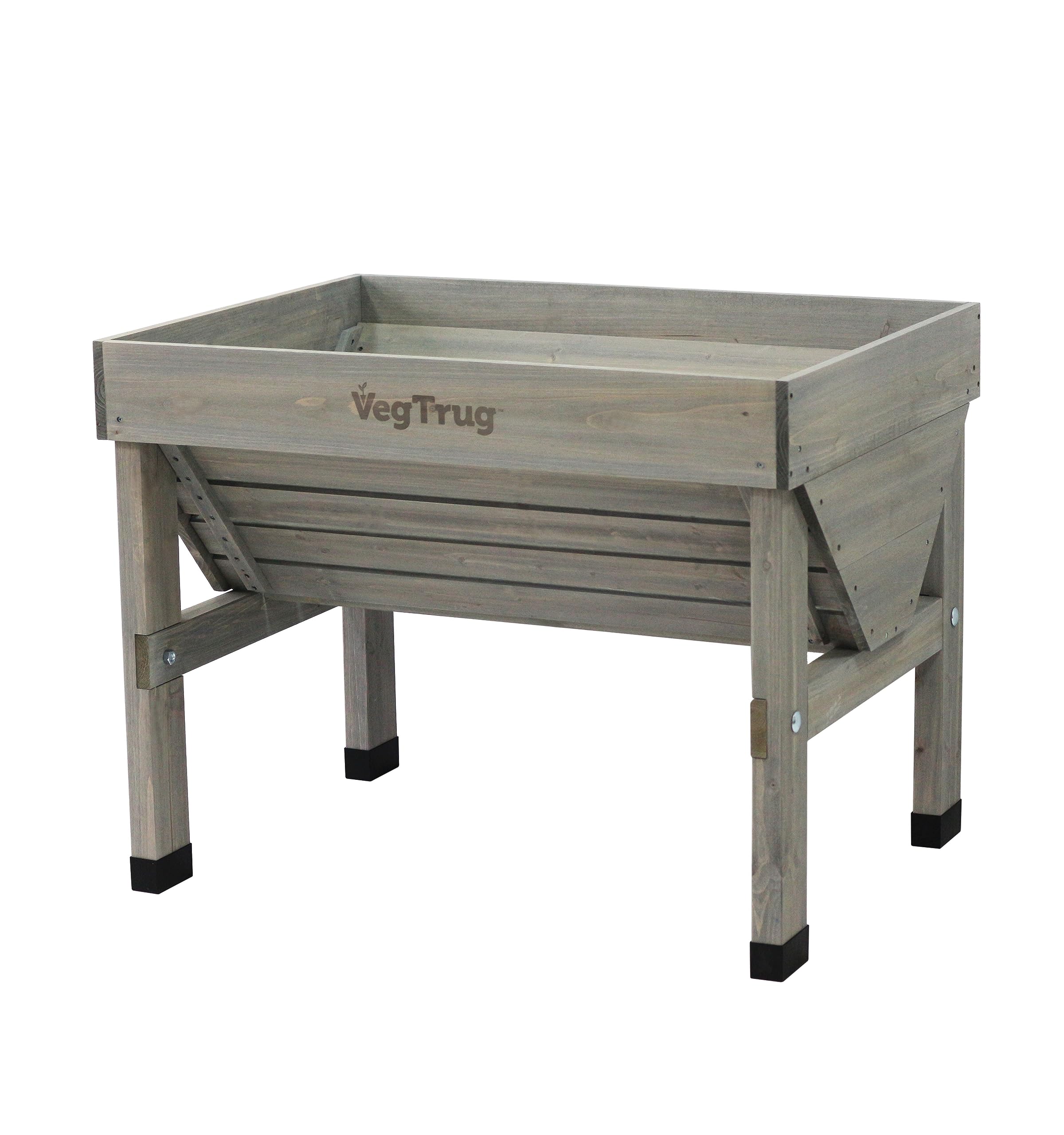 VegTrugWash Raised Bed Planter, Grey, Small