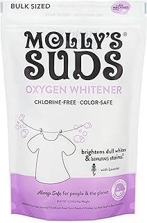 Sponsored Ad - Molly's Suds Natural Oxygen Whitener | Natural Bleach Alternative, Plant-Derived Ingredients | Whitens Brig...