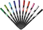 BIC Intensity Fineliner Marker Pen Set, Fine Point Pens (0.4 mm), Assorted Colours, 10-Count Pack, Markers for School