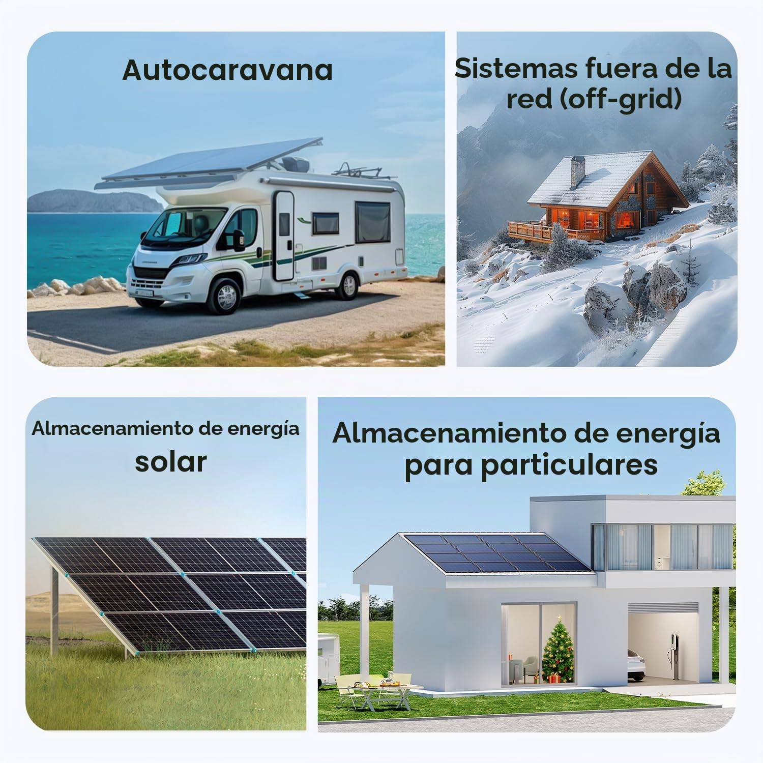 VATRER POWER Batería LiFePO4 12V 100Ah para autocaravana | Bluetooth, BMS 100A, protección baja temperatura; 1280Wh, 5000+ ciclos; altura 188mm
