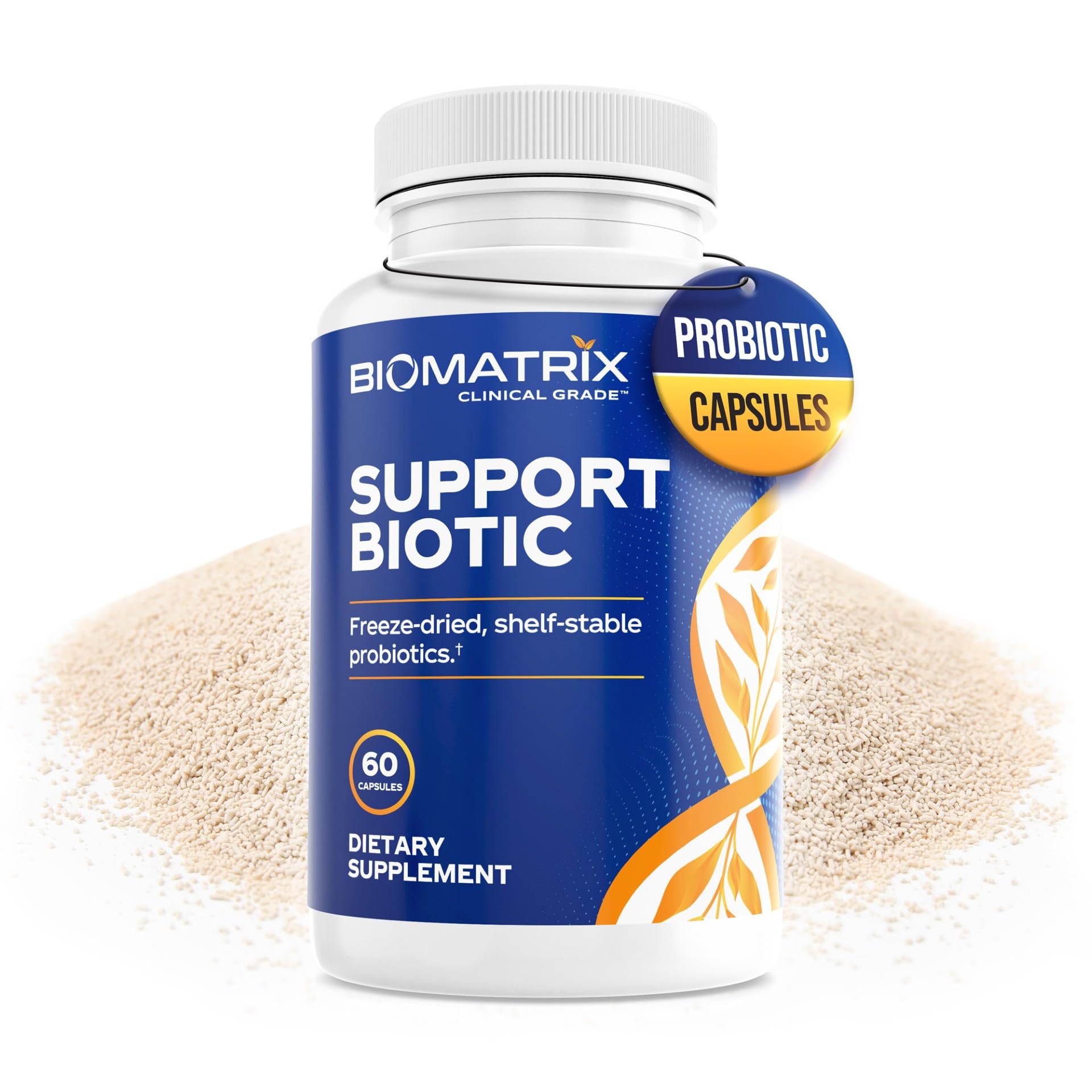 BioMatrix Saccharomyces Boulardii Probiotic, Shelf Stable Multi-Strain
