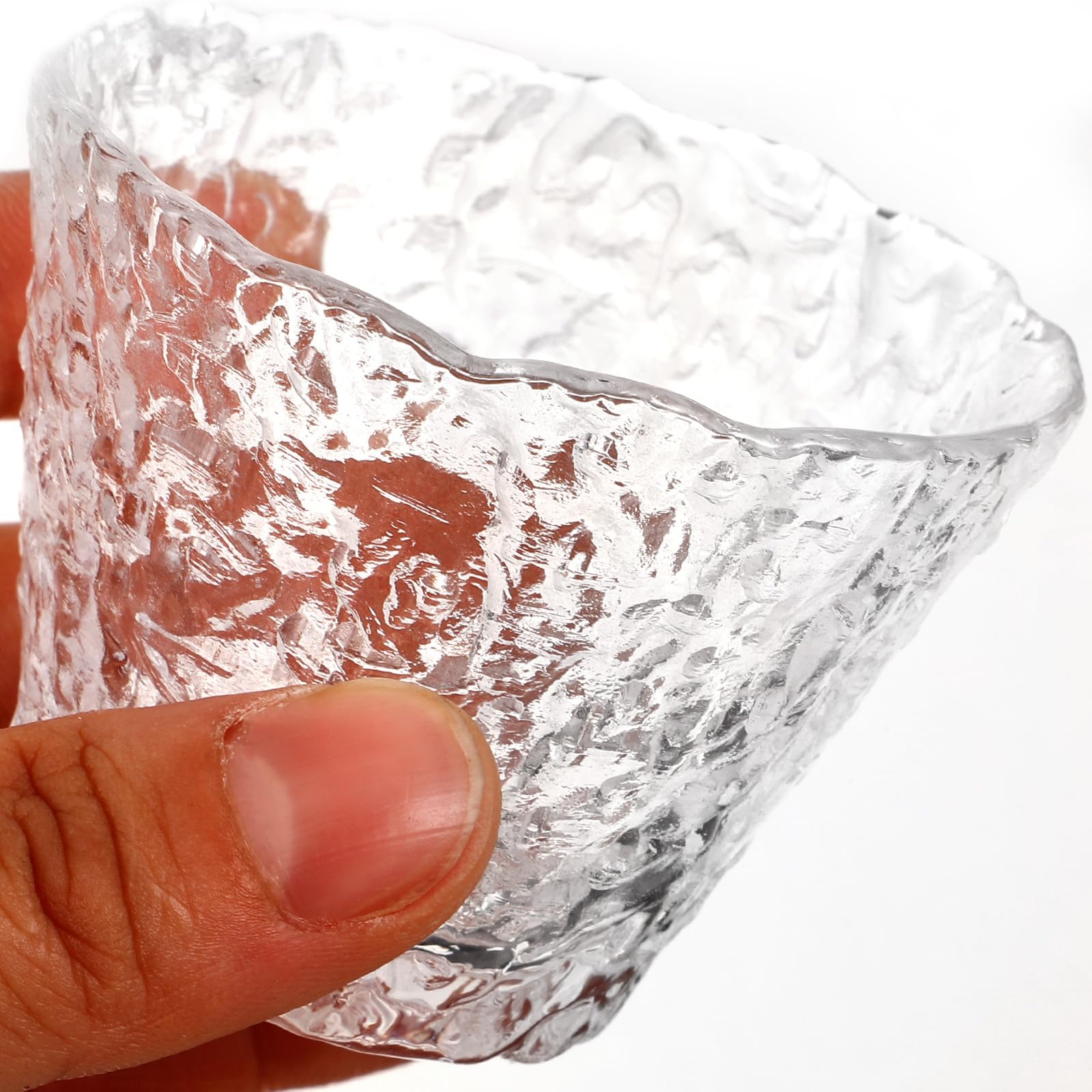 Teegläser Hitzebeständig Glas 8 Stück Teeservice Kleine Teetassen für Zuhause und Reise