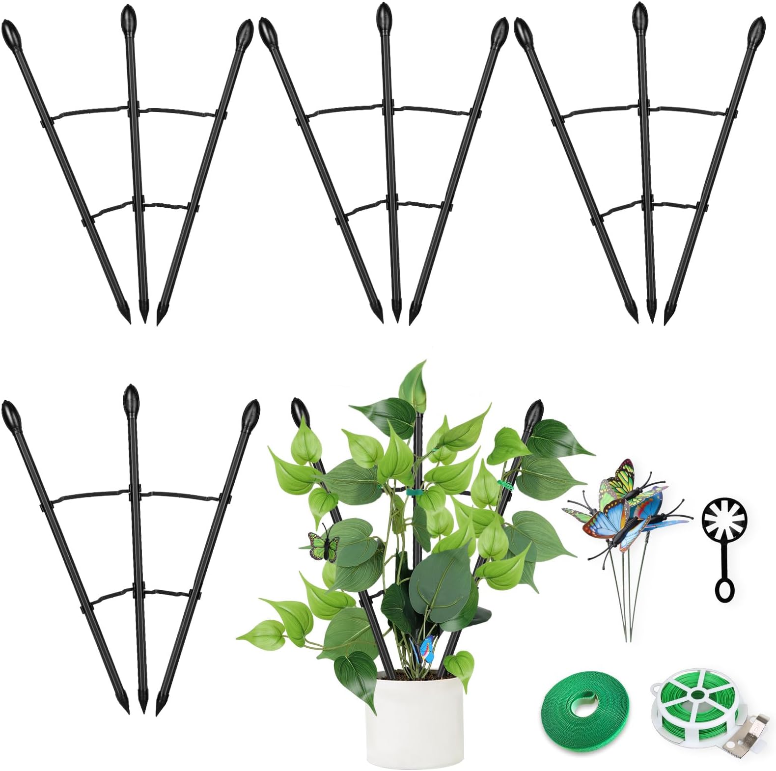 CHENZILIN Garden Trellis for Climbing Plant, Potted Plant