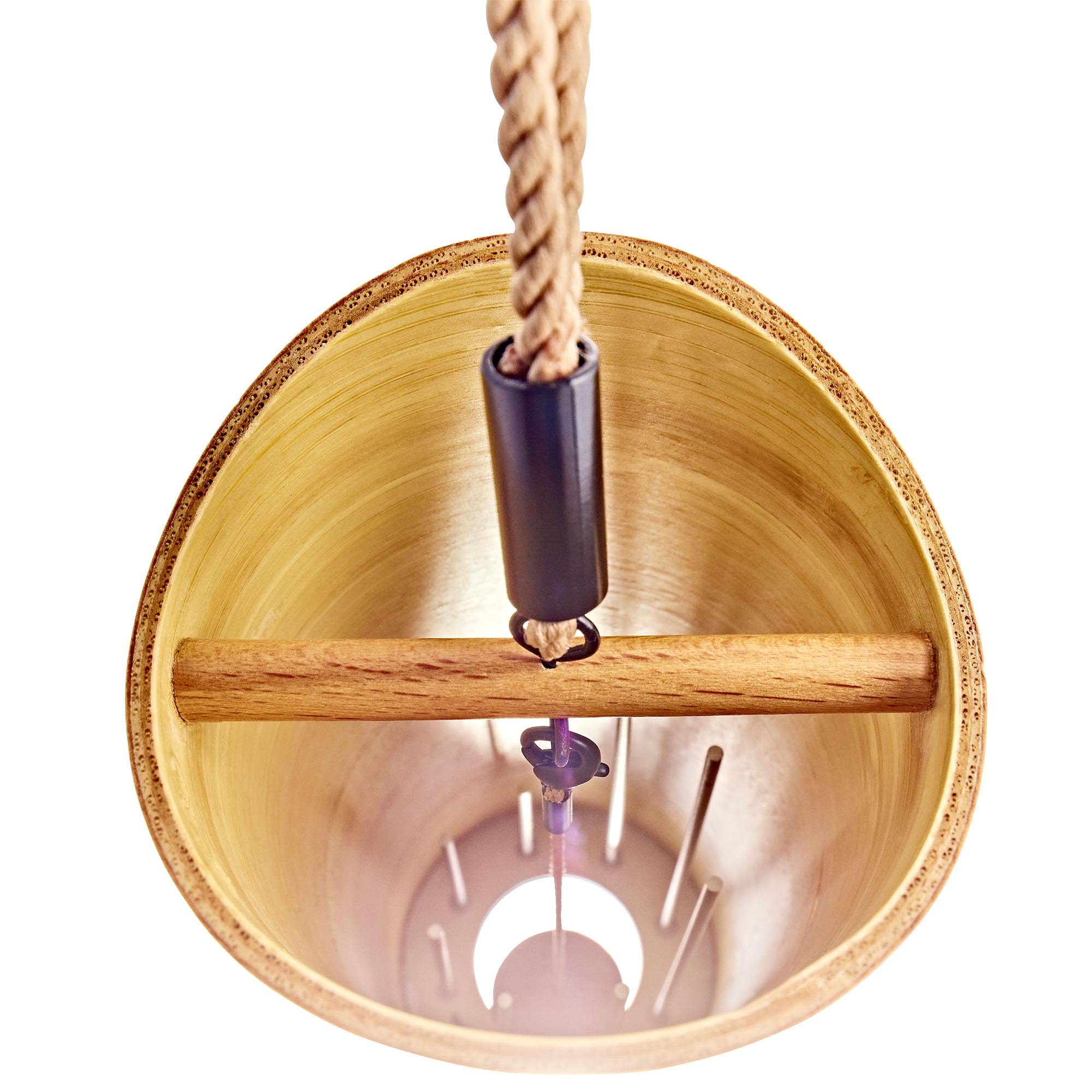 Sonic Energy Cosmic Bamboo Chime Aurora – Klangspiel Morgen, 432 Hz – Für Meditation, Therapie, zur Dekoration – Inkl. Ersatzpendel (CBCAURORA)