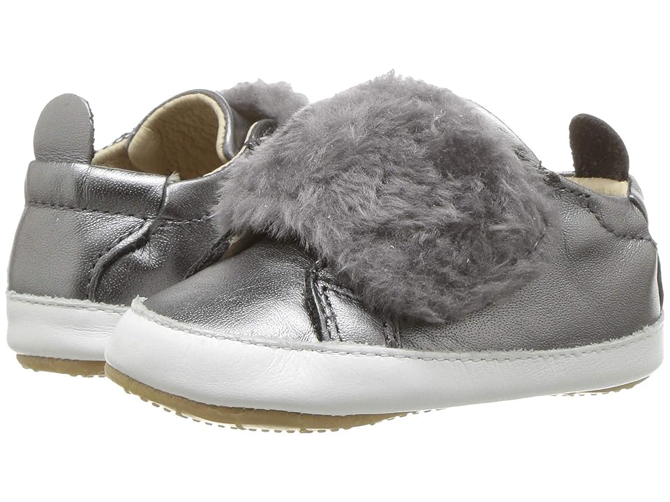 

Old Soles Bambini Pet (Infant/Toddler) (Rich Silver/Snow/Dark Silver) Girl's Shoes
