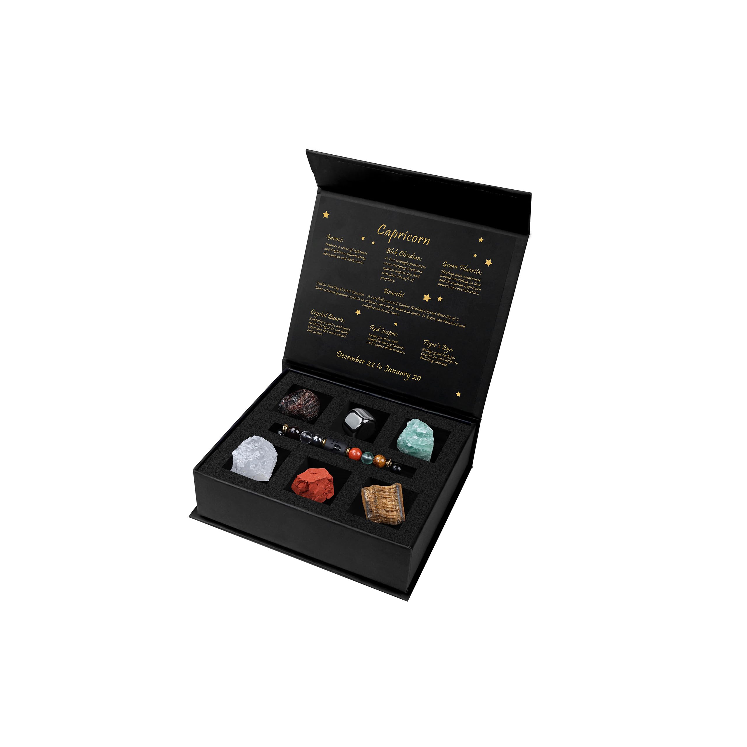 12 Zodiac Signs Crystals Box Set