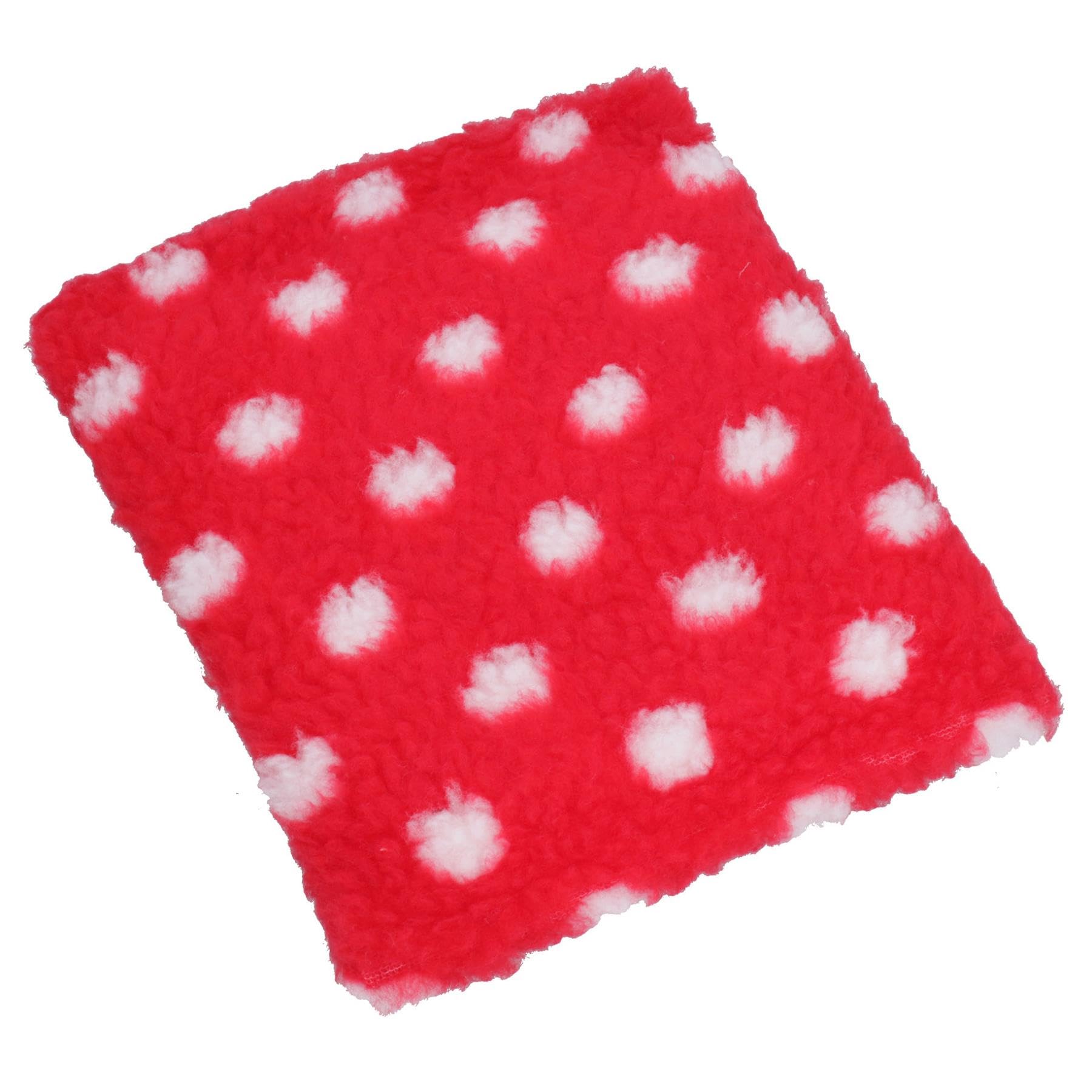 Red Microwavable Heat Pad for Dog Cat & Small Animal Help with Stress & Aches