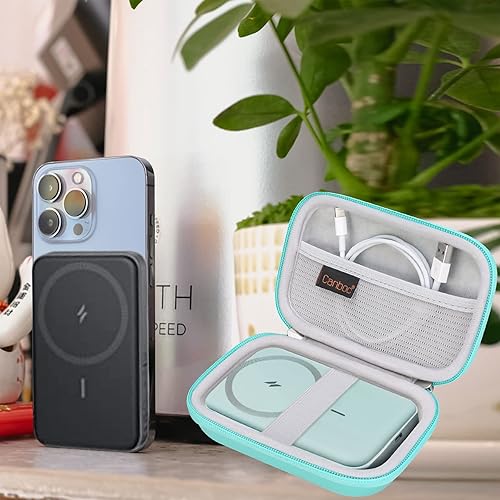 Miniatura 6 de Canboc Estuche rígido de transporte para batería magnética Anker 622633621 (MagGoMagGo con Popsocket), cargador portátil inalámbrico magnético
