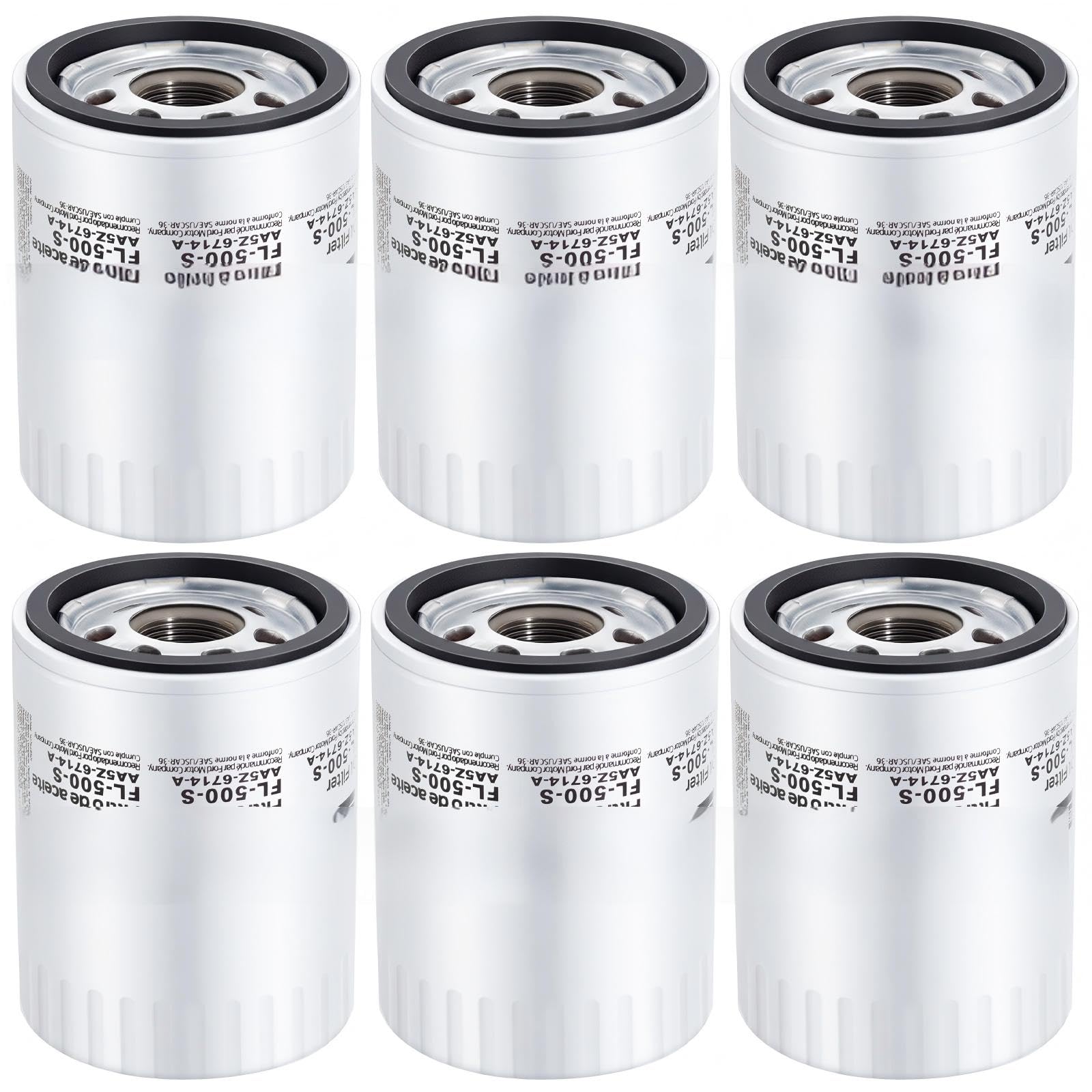 Photo 1 of Engine Oil Filter 12Pack Fits for Ford F150 Explorer Mustang Expedition Chevrolet GMC Dodge Lincoln Replaces FL500S FL-500S AA5Z-6714-A AA5Z6714A