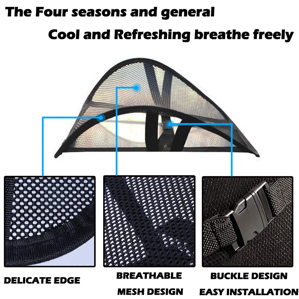 Big Ant Lumbar Support, Car Back Support Mesh Double Layers Ergonomic Designed for Comfort And Lower Back Pain Relief - Car Seat Lumbar Support for The driver, Office Chair, Wheelchair : Health & Household