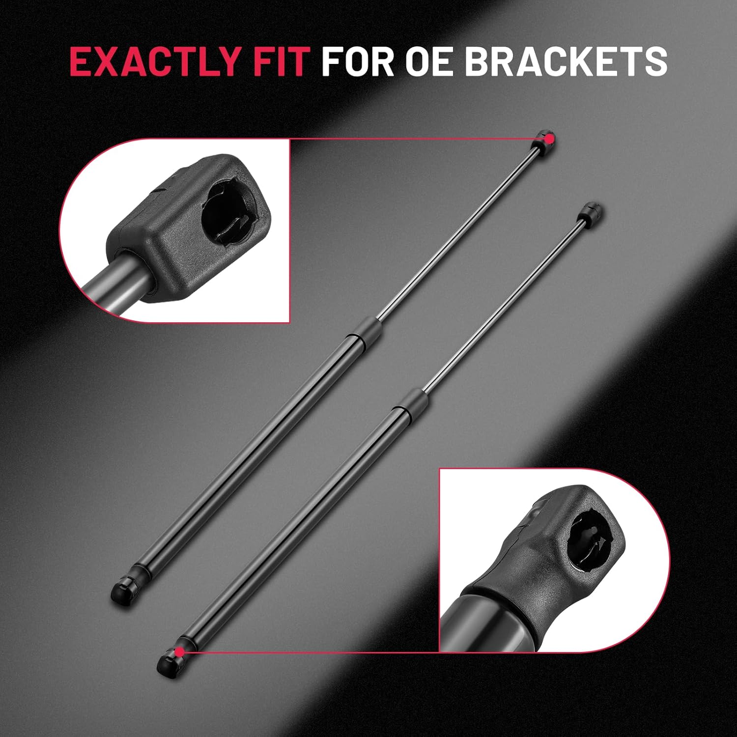 PM9020 30in/76Lbs (340N) Hood Struts Lift Supports Car Hood Holder BDFHYK Gas Spring Compatible with Audi A4 Quattro 2009-2016, A4 allroad 2013-2016, A5 2010-2014, A5 Quattro/S5 2008-2017, S4, 2 Pcs