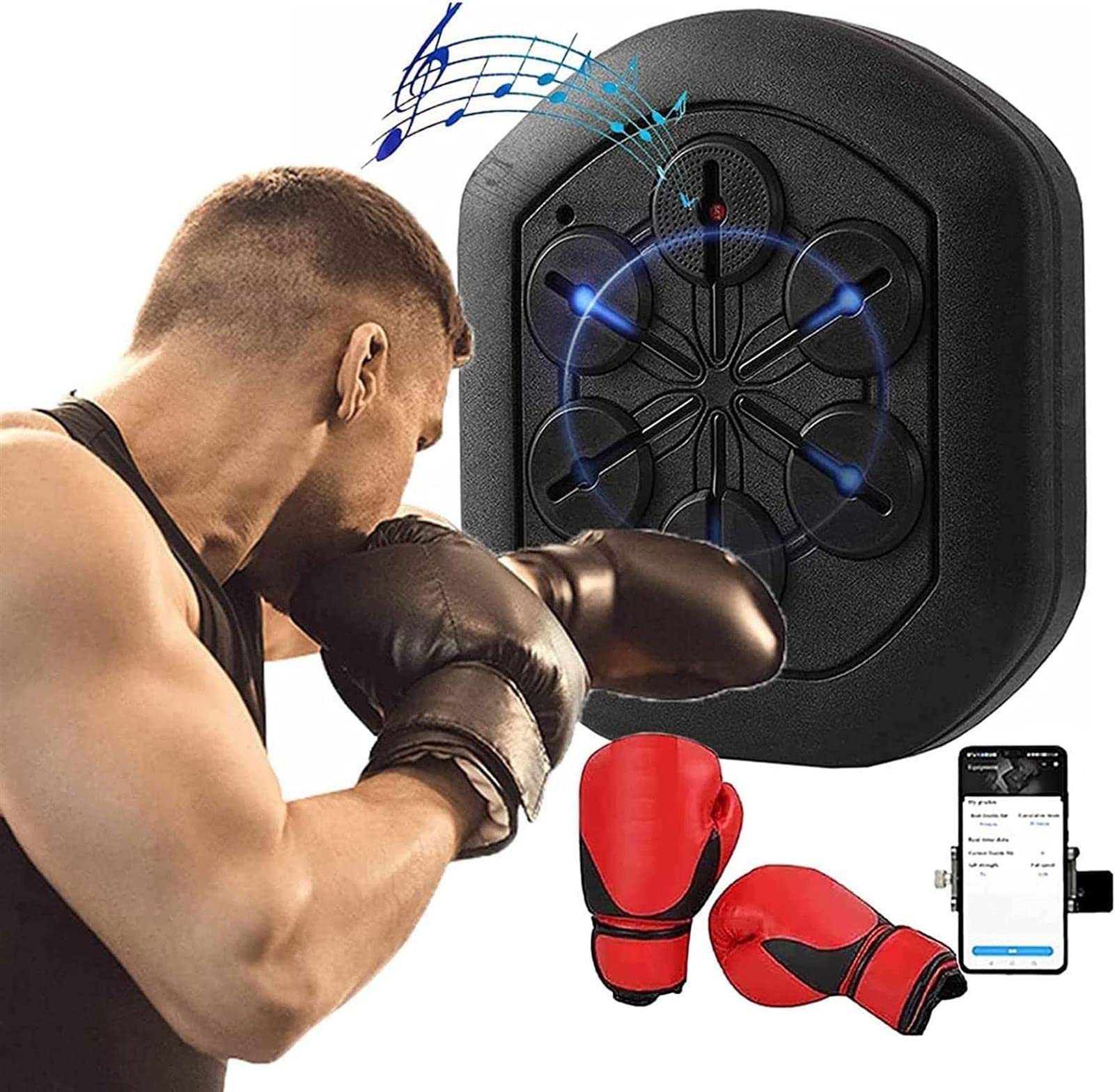 Maszyna do boksu Smart Boxing Machine Muzyka Boks Target Inteligentna maszyna do boksu Rękawice bokserskie Ściana Dorośli