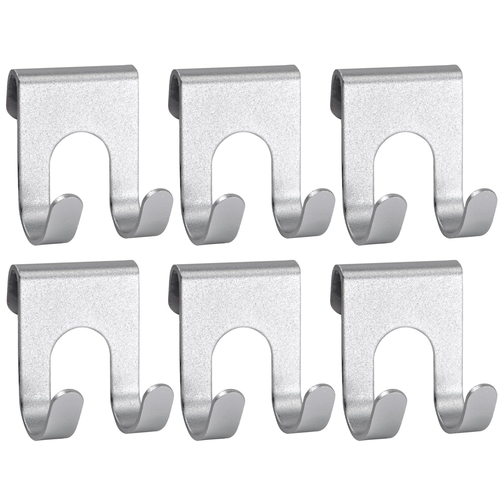 Ycgyycj Colourful 6 Pcs Shaver Hanger, Self Adhesive Razor Holder For Plug, Made Of Space Aluminium, No Drilling Shower Razor Holder For Shower Shaving Plug Keys Kitchen Utensils Towel Robe (Colourful)