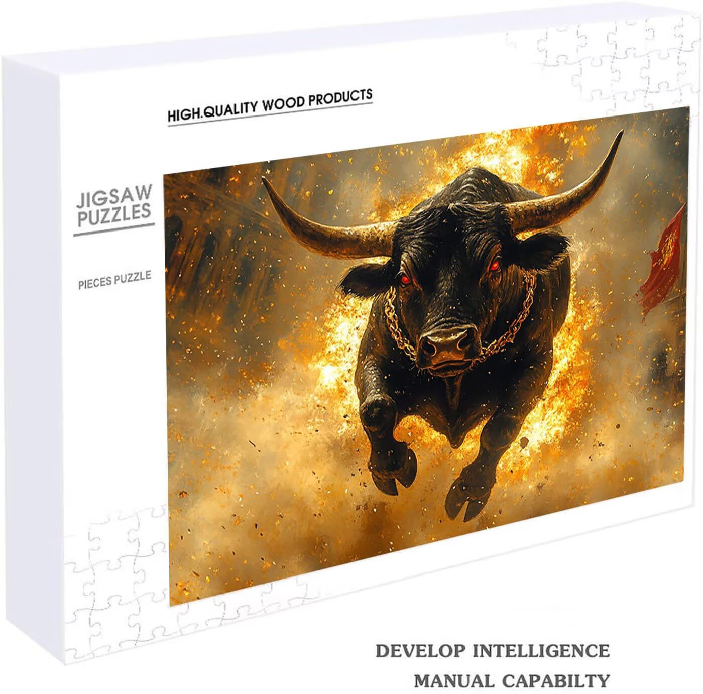 5000 sztuk puzzli, łamigłówki 5000 sztuk dla dorosłych, Płomień drewniane gry logiczne dla całej rodziny, DIY puzzle do nowoczesnych obrazów salon prezent dla kobiet mężczyzn festiwal 160 x 105 cm