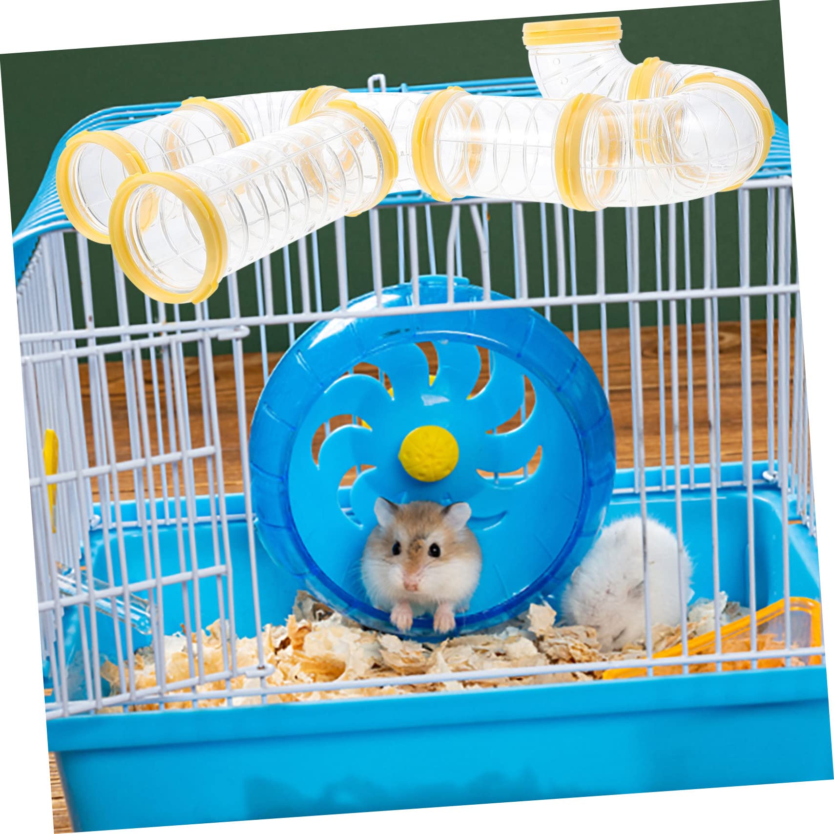 Toddmomy 3 Sätze Hamster Röhren Set Teiliges DIY Tunnel Käfig Zubehör aus Einfach zu Reinigen Flexibel Kombinierbar Montierbar für Außengehege und Sicheres Kleiner Nagetiere