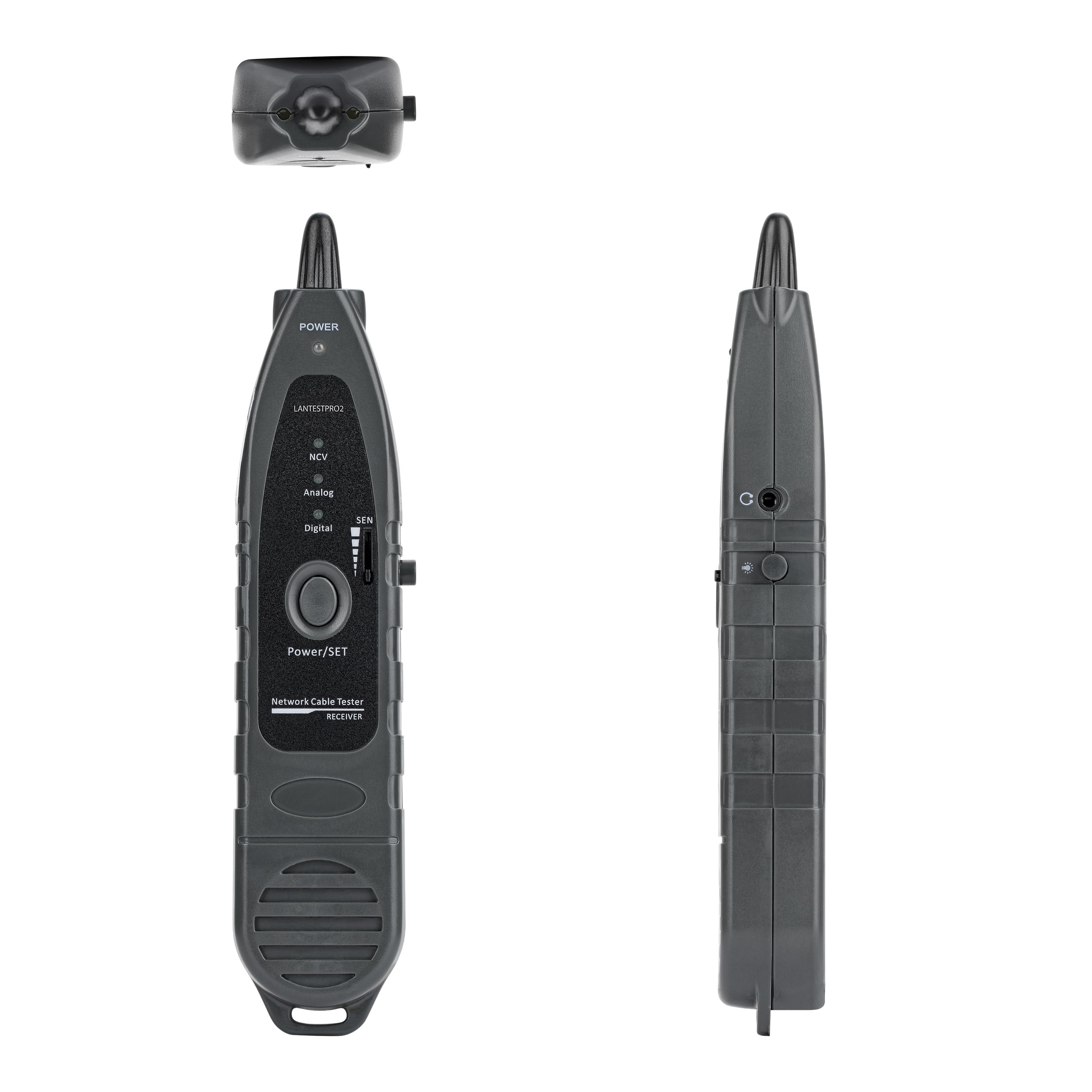StarTech Testeur de câble réseau avec sonde de tonalité, testeur de câble LAN RJ45 multifonction pour continuité/PoE/NCV, prend en charge les câbles Ethernet Cat5e/Cat6/6a/Cat8 UTP/STP