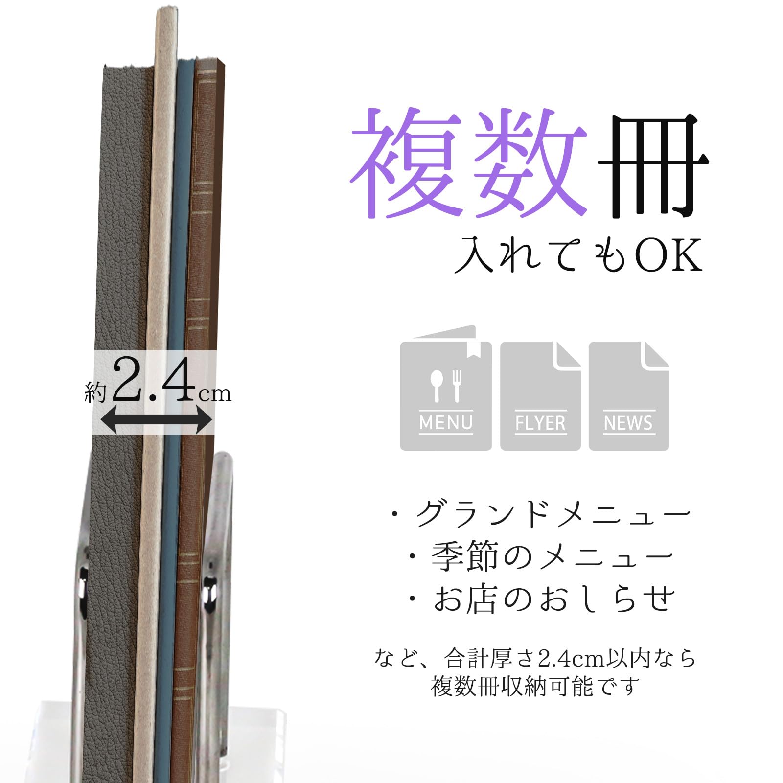 Amazon | BBEST アクリル メニュースタンド メニュー立て 卓上 A4 