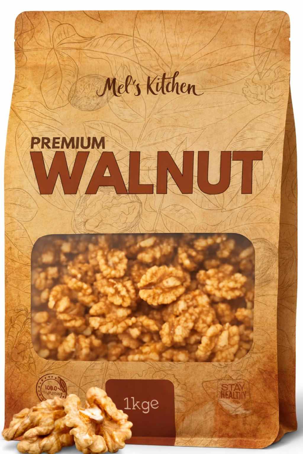 Mel's Kitchen Walnut Whole 1kg
