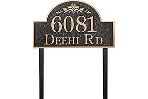 15"x8" Personalized Address Sign for Ground