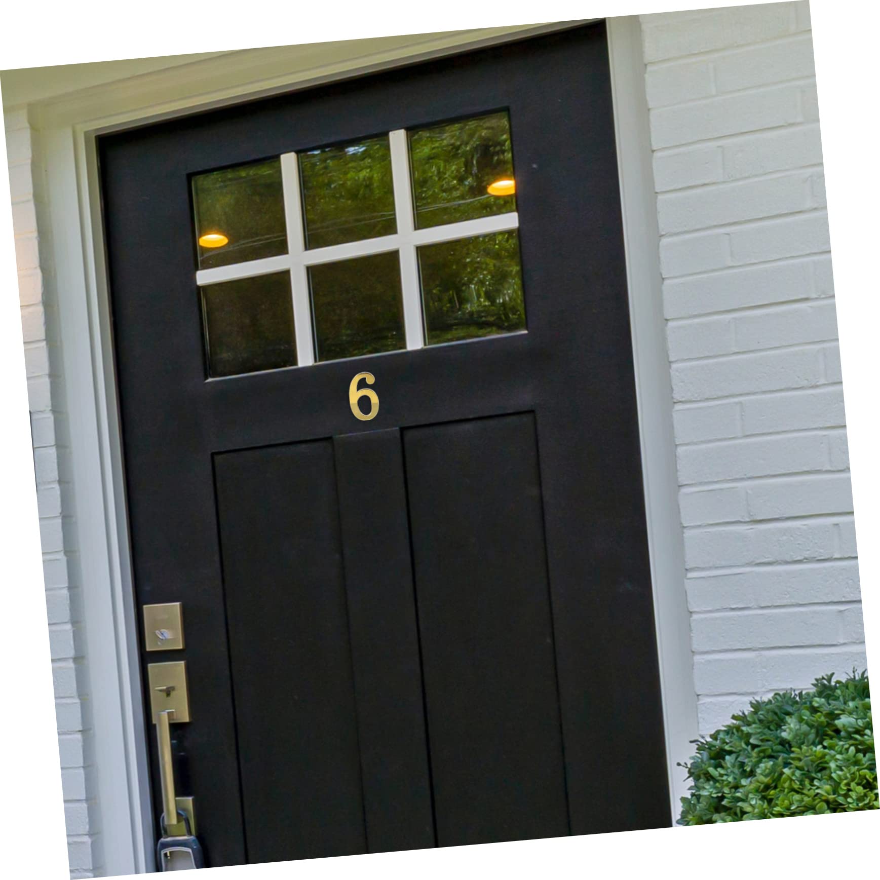 VILLCASE Magnetic Metal House Numbers with Strong Magnet for Front Door Mailbox Garage and Hotel Use Easy to Attach Durable Digital Door Number 2.75X1.6 Inch - Image 2