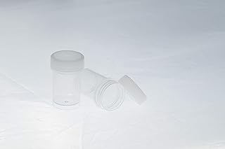 100 barattoli a vite da 35 ml – Contenitori con coperchio a vite – Contenitori in plastica con tappo a vite