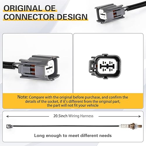 Miniatura 2 de Nifeida 234-4623 234-4137 13353 Sensor de oxígeno O2 Downstream compatible con Toyota Prius Celica Sienna Matrix Supra Camry Lexus GS460 GS430 GS400
