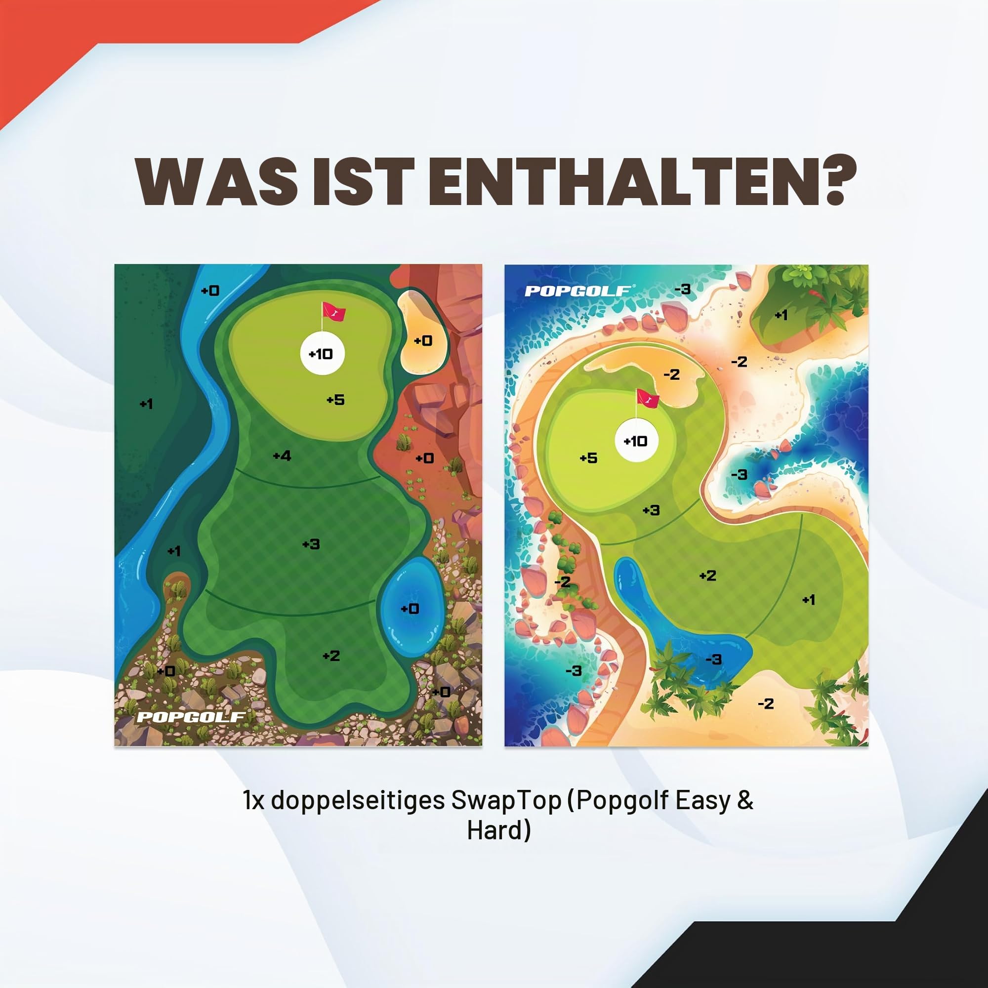 Popdarts SwapTop PopGolf – Der Fan Favorit kehrt zurück Das ultimative Indoor/Outdoor Spiel für alle Altersgruppen