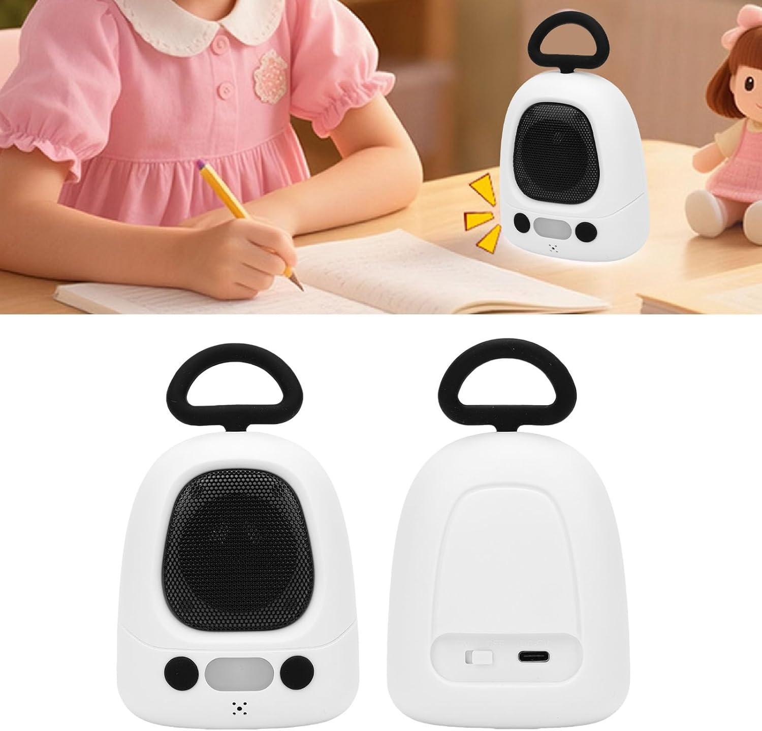 Dpofirs AI Robot Talking Interactive Dialogue Telling Story Mini Voice Robot, Parental Monitoring Mode, Encyclopedia Q and A, English Learning, Multi Role Voice Model