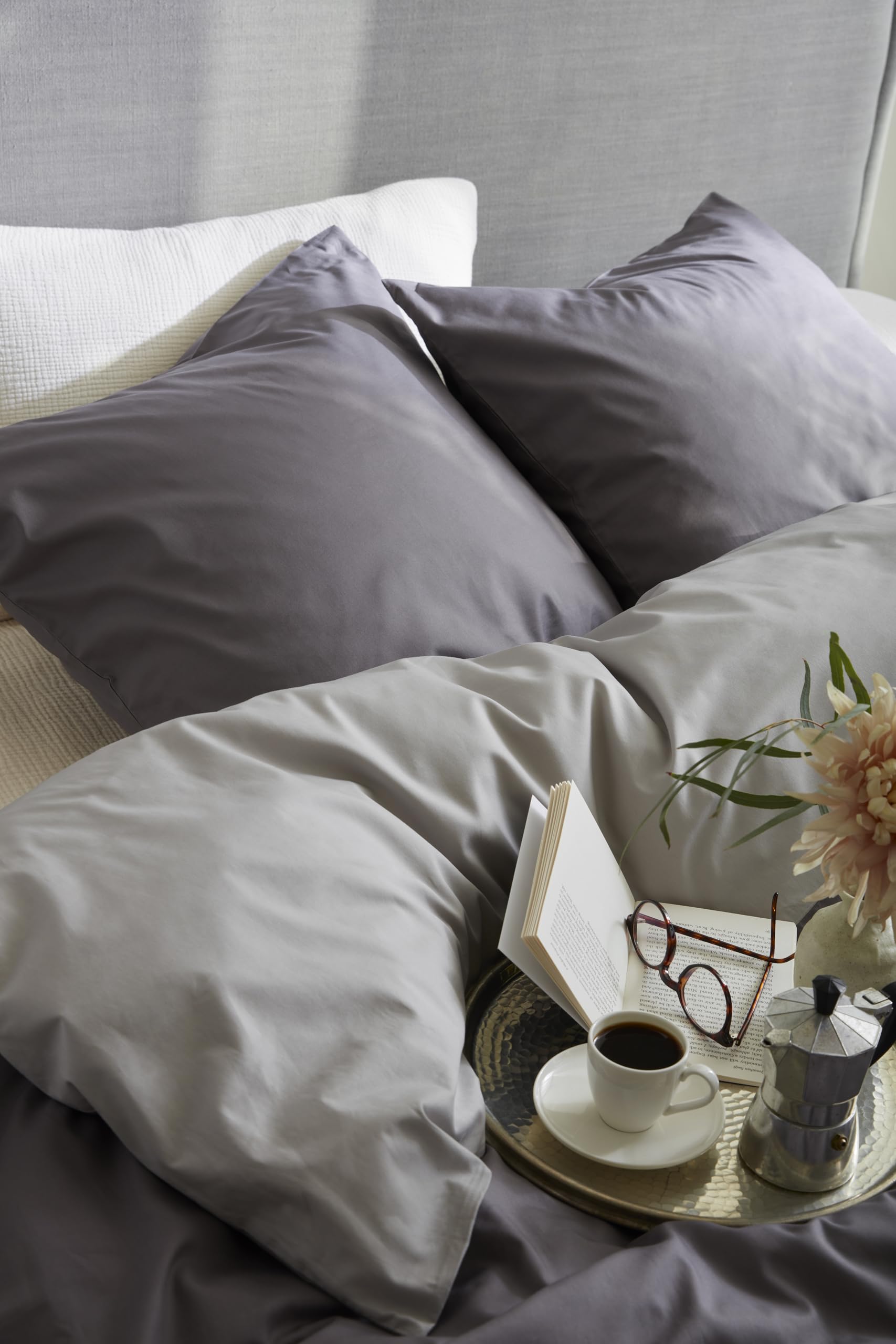 Funda nórdica Genevieve Lethu gris 240x220 para noches de invierno acogedoras en casa
