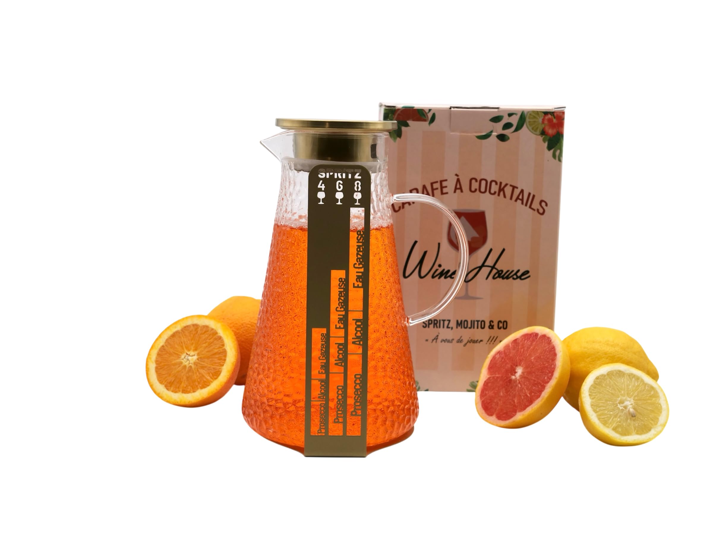 LA CARAFE À COCKTAIL - SPRITZ, HUGO, SARTI, LIMENCELLO, SAINT-GERMIN