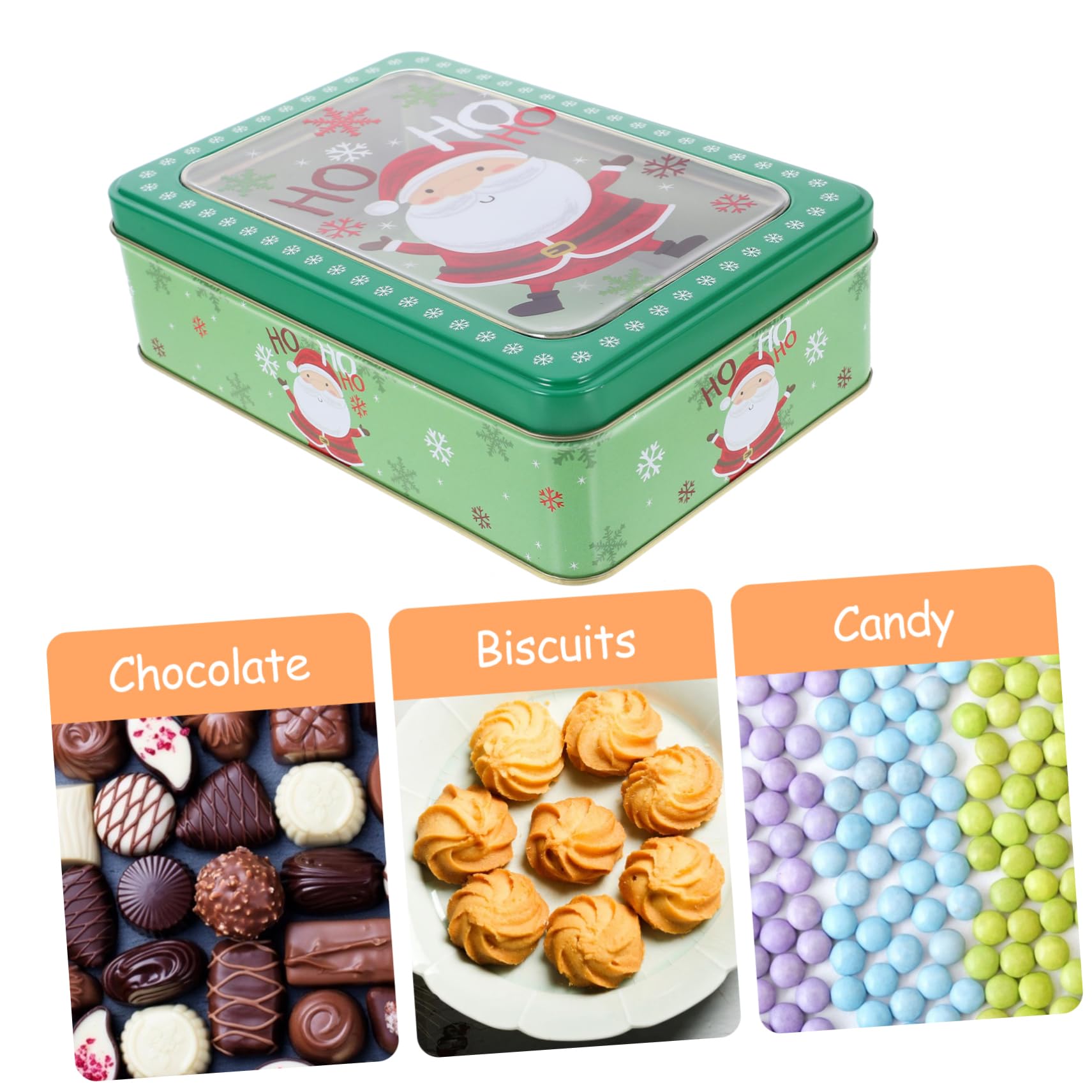 DECHOUS Weihnachtsplätzchendose Weißblech Keksdos Produktbild-Vorschau 11