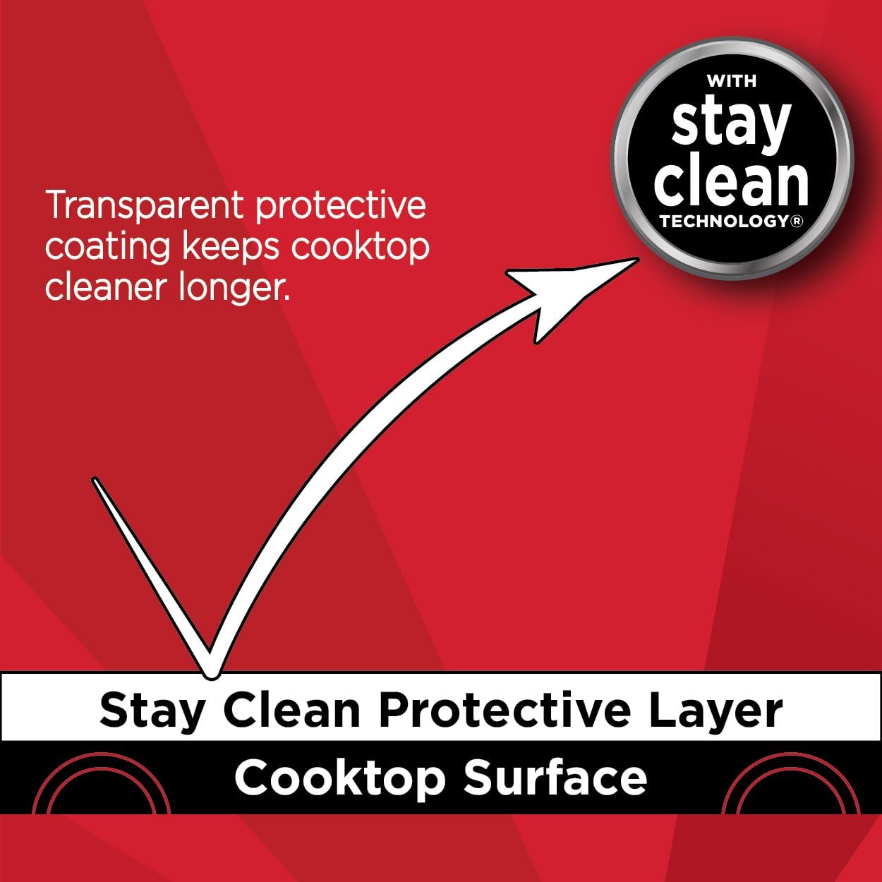 Magic Ceramic and Glass Cooktop Cleaner - 16 Ounce - 2 Pack - Professional Home Kitchen Cooktop Cleaner and Polish Use on Induction Ceramic Gas Portable Electric