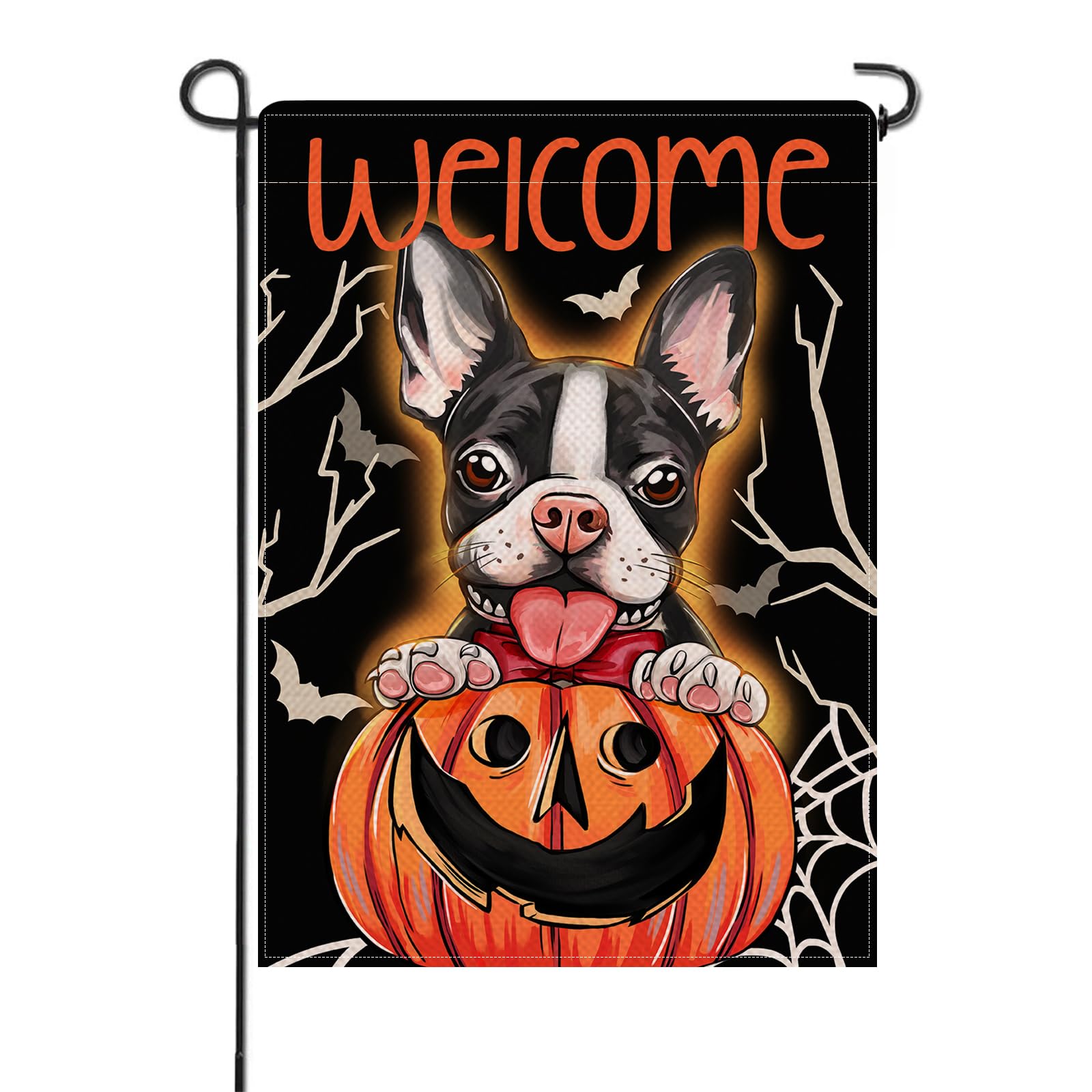 RABUSOFA Drapeau De Jardin Hello Fall Pour Chien 30,5 X 45,7