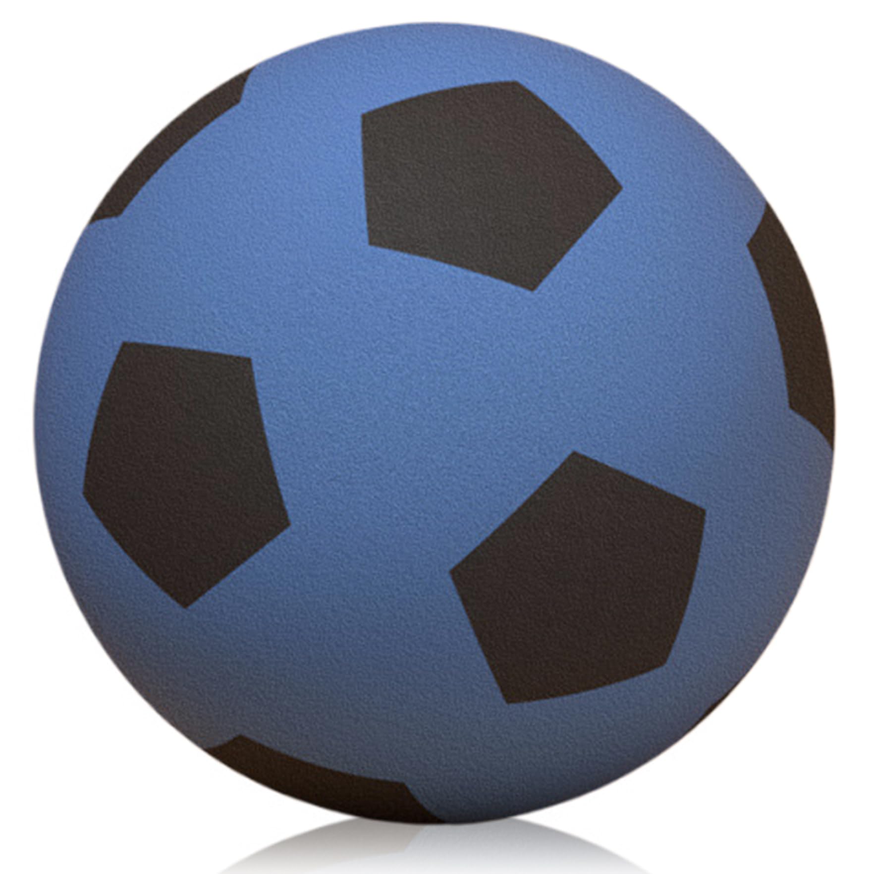 Ballon de football silencieux pour enfants, taille 5, en mousse PU, absorption des chocs, petit ballon de football, léger et doux, réduction du bruit, pour l'entraînement, jouets pour enfants, bl