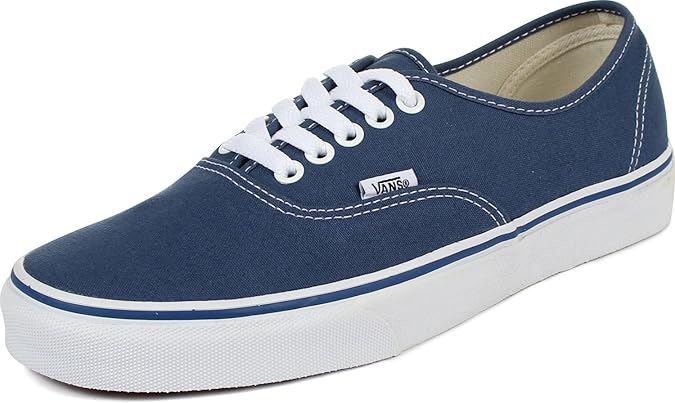 vans authentic navy black