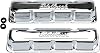 Edelbrock 4431 Signature Series Chrome Valve Covers - Set of 2