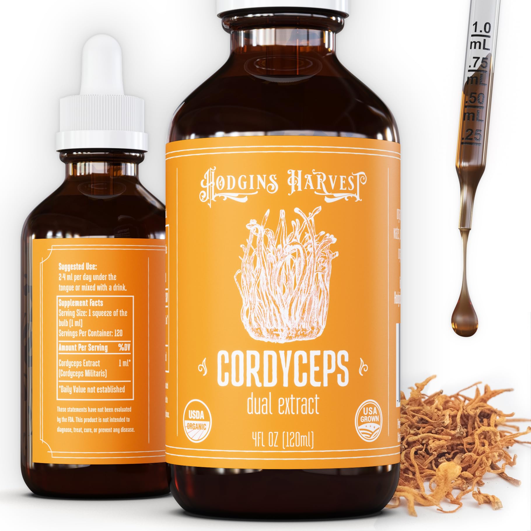Hodgins Harvest Reishi + Turkey Tail Tincture | Made with Mushrooms Grown On Our Farm in The USA | Dual Extract | Extra-Concentrated (4 fl oz) — Amazon image 14