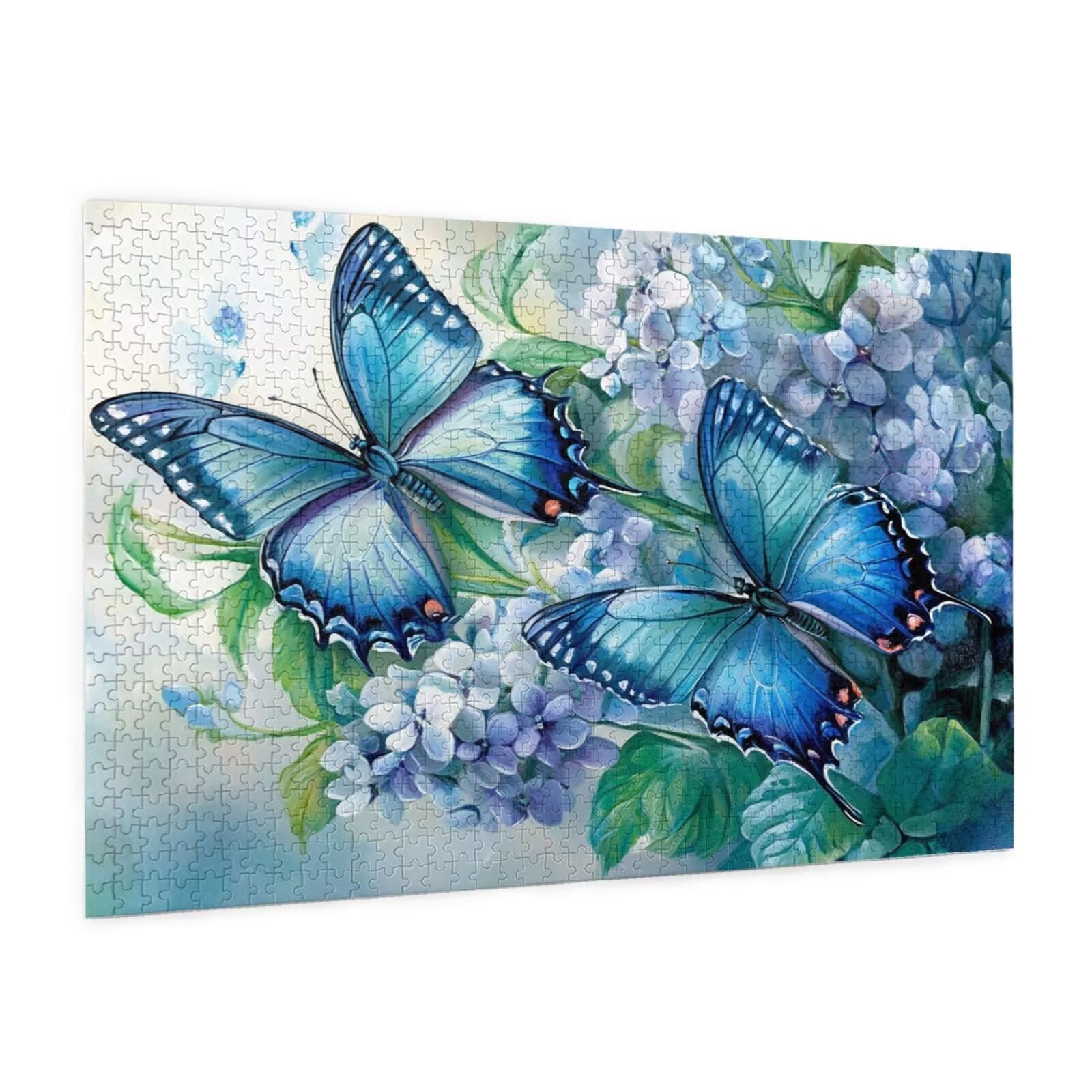 Puzzle 3000 Teile, Puzzle Erwachsene, Holzpuzzle Schmetterling Impossible Jigsaw, Clevere Rätsel, HD Farbe Jigsaw mit Geschenkbox Verpackung for Room Decor, Geschenke für Frauen Blume 122x81cm p-1919