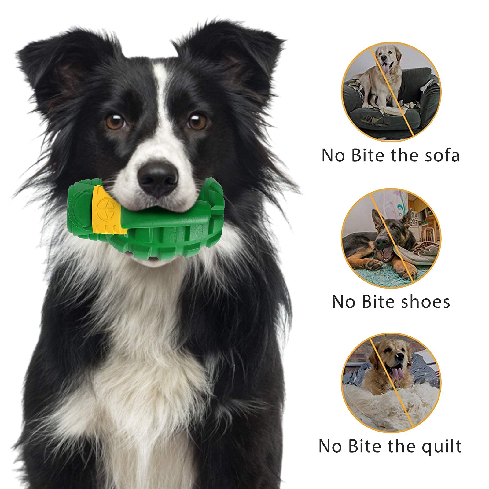 Juguetes para Perros para masticadores agresivos, Juguetes indestructibles para Perros Grandes, Juguete masticable para Perros, Juguete masticable para Perros agresivos, Juguete Duradero para Perros